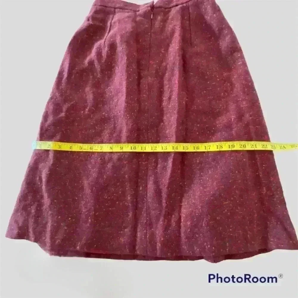 BALENCIAGA Vintage Wool/Mohair Skirt Size 42 - Picture 10 of 11
